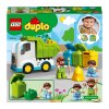 LEGO DUPLO Конструктор "Мусоровоз и контейнеры для раздельного сбора мусора"