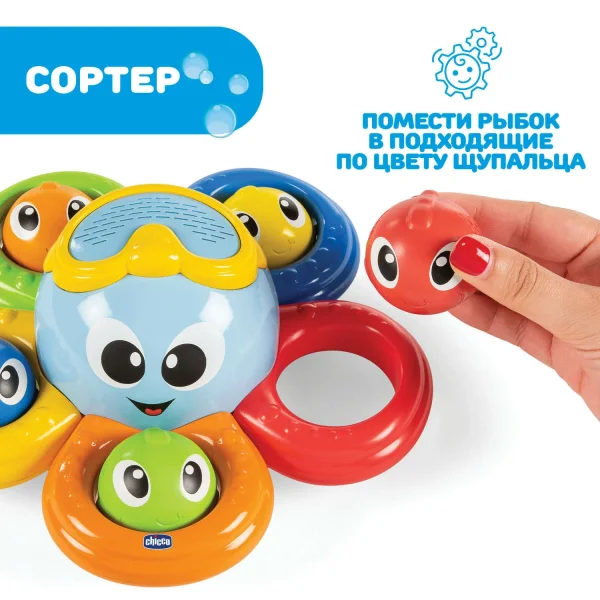 Игрушка для ванны Осьминог