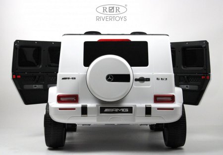 Rivertoys Электромобиль Mercedes-AMG G63 / цвет белый