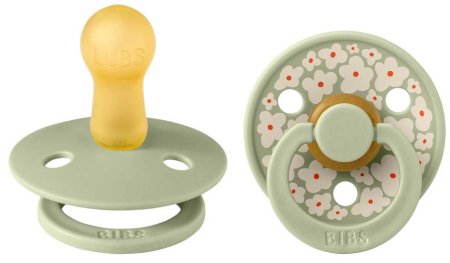 Bibs Набор латексных пустышек Studio Colour, 6+ месяцев Jasmine - Sage Mix