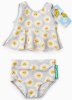 Happy baby Купальник двухпредметный для девочки / рост 104 см / от 4 лет / цвет "ромашки"