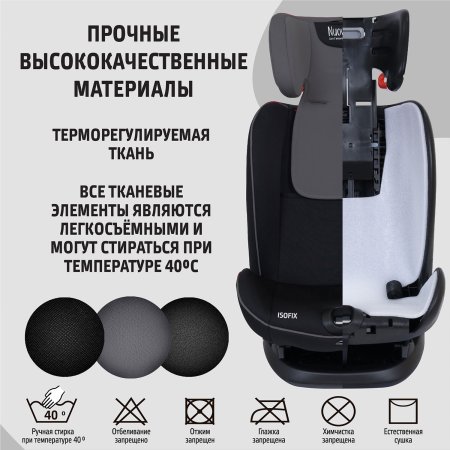 Nuovita Автокресло Maczione N123i-2 Isofix / цвет Grigio scuro/Тёмно-серый