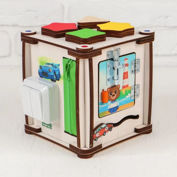 Лесная мастерская Бизикуб "Транспорт" со светом,арт. 4363556