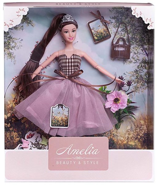 ABtoys Кукла "Летний вечер", с аксессуарами, 30 см