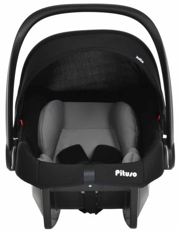 Pituso Автокресло Santiso (0-13 кг) / цвет Black-Grey/ (черно-серый)