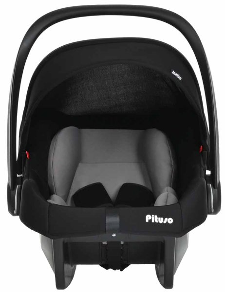 Pituso Автокресло Santiso (0-13 кг) / цвет Black-Grey/ (черно-серый)