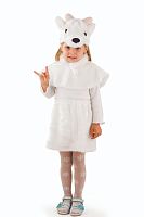 Батик Карнавальный костюм для девочек Козочка / рост 110 см, от 5 лет / цвет белый