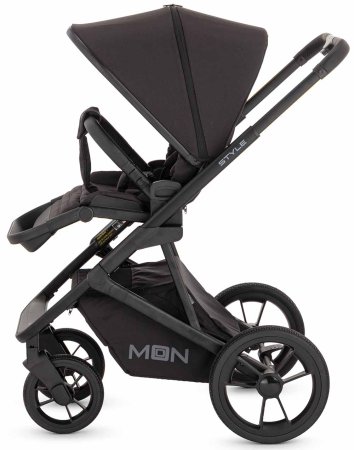 Moon Коляска 2 в 1 Style 2023 / цвет Black (черный)