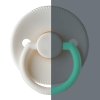 Пустышка силикон классическая светится кольцо S Buttercream/Sage 0+ 2шт арт. 347781 PAOMMA 