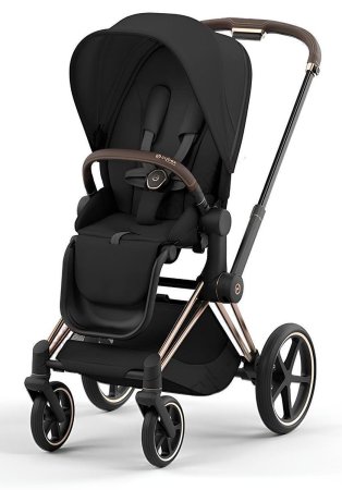 Коляска Cybex Balios S Lux BLK 3в1 (+дожд)  (Moon Black)