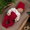 KinDerLitto Комплект "Мое сердечко-2", 3 предмета / рост 56 см / с рождения / цвет красный