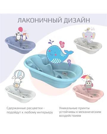 Ванночка Kidwick Лайнер с термометром (230506 фиолет/т.фиолет)