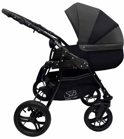 Sweet Baby Коляска 2 в 1 Mimmi / цвет Black (черный)
