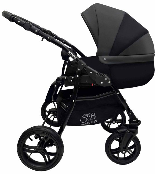 Sweet Baby Коляска 2 в 1 Mimmi / цвет Black (черный)