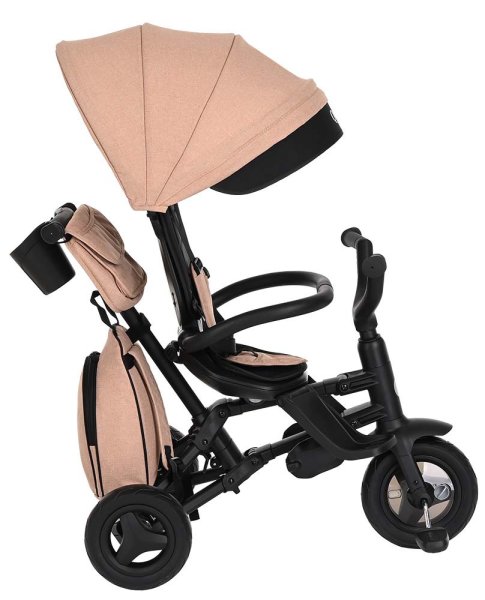 QPlay Велосипед трехколесный Nova+ / цвет Beige/black (бежево-черный)