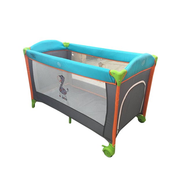 детские Детский прямоугольный манеж Urban Baby ChildHood: Gray / жирафик