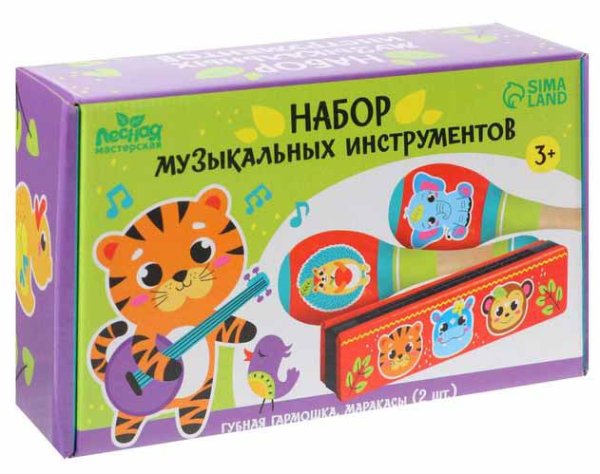 Лесная мастерская Музыкальные инструменты "Весело танцуем"