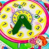 WoodLand Toys Календарь обучающий "Весёлые часы", из дерева