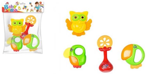 Юг-тойз Набор погремушек, 4 штуки
