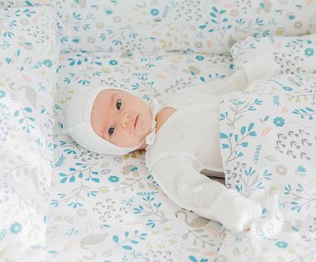 Babyedel Комплект постельного белья "Природа Фламинго"