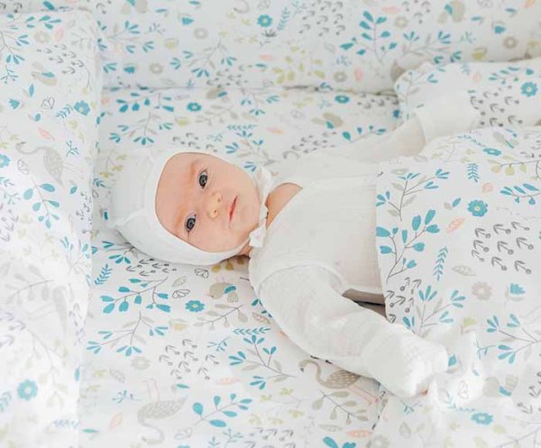 Babyedel Комплект постельного белья "Природа Фламинго"