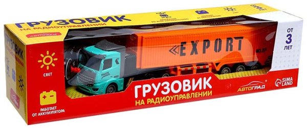 Автоград Радиоуправляемый грузовик "Контейнеровоз"