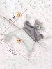Игрушка - комфортер для сна «Серый мишка», погремушка, прорезыватель, Крошка Я 9912192