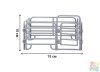 Паремо Игрушки фигурки в наборе серии "На ферме", 8 предметов (фермер, индюк, петух, гусь, утка, ограждение)
