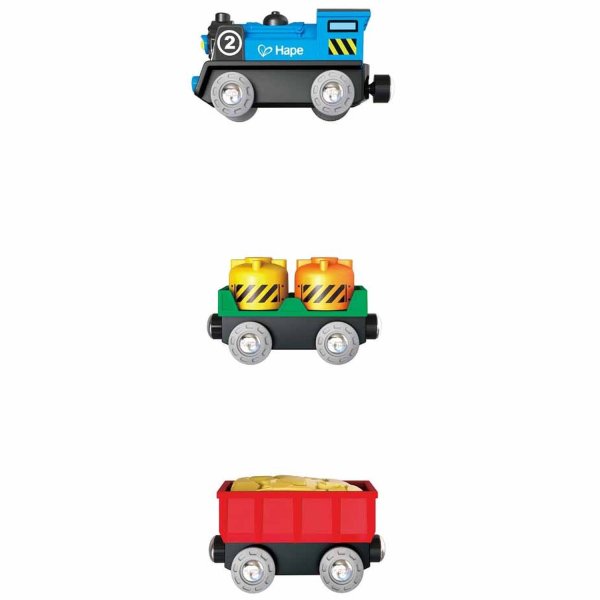 Hape Игрушечный поезд Товарный / цвет красный, синий
