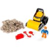 Песок для лепки Kinetic Sand серия Rock.141 грамм, машина, аксессуары