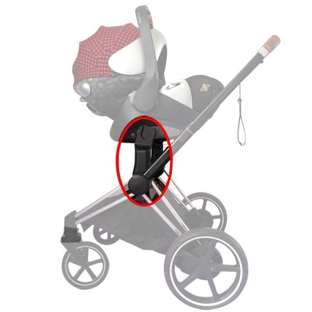 Адаптеры Cybex PRIAM IV Black, 2шт для автокресла на шасси коляски 