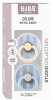Bibs Набор латексных пустышек Studio Colour, 0+ Block - Baby Blue Dusty Blue Mix