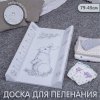 Sweet Baby Пеленальная доска на кроватку Foresta Magica, 79х45 см / цвет Grigio/oliva / серый/оливковый