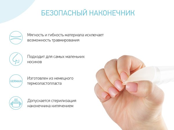 Roxy-Kids Назальный аспиратор с адаптером для пылесоса Dr.Bunny