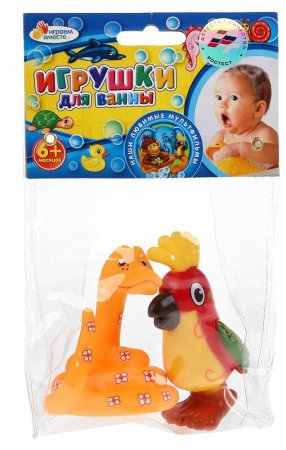 Капитошка Набор игрушек для ванны «38 попугаев»