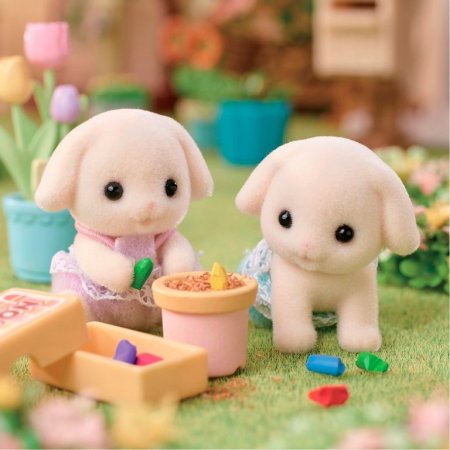 Sylvanian Families Цветочные кролики-близнецы