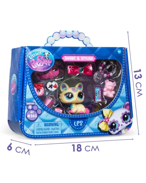 Игровой набор "Стиль", фигурка животного с аксесс., Кошка Рэгдолл (Основная) 00714