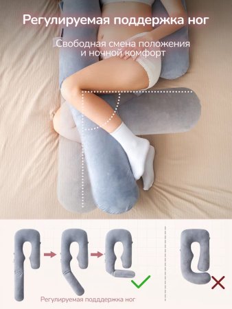 Мамкози Подушка для беременных U формы 