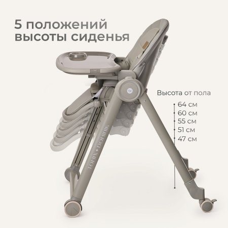 Стульчик для кормления Tomix Dominik  (olive)