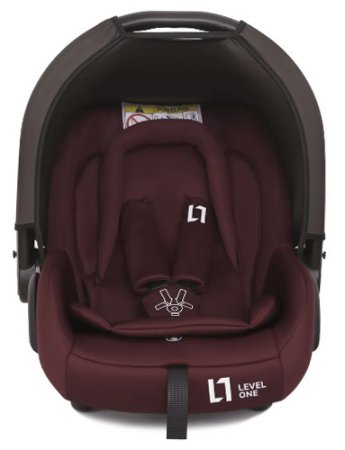 Еду-Еду Автокресло KS 341 (0-13 кг) серия Level One / цвет bordo (бордовый)