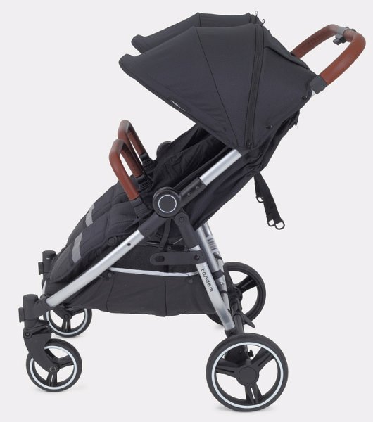 Mowbaby Прогулочная коляска для двойни Tandem / цвет Black (черный)