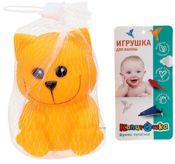 Капитошка Игрушка для ванны «Котик»