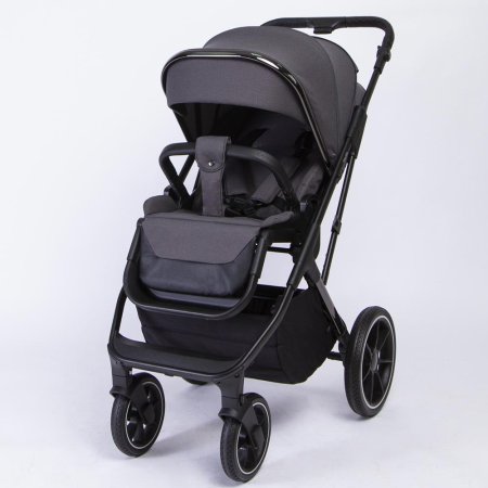 Коляска Peppy Tecla 2в1 Shadow Antrazit Chrome Edition  (графит)