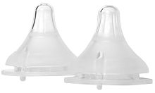 Paomma Соска для бутылочки из силикона, 2 штуки, размер L (6-9 месяцев)					