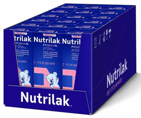 Nutrilak Детская молочная смесь Premium 1, с рождения, 200 мл