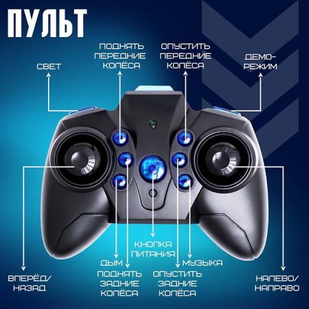 Автоград Машинка на радиоуправлении «Мега-перевёртыш»