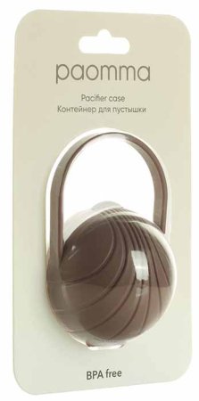 Paomma Контейнер для пустышки / цвет коричневый