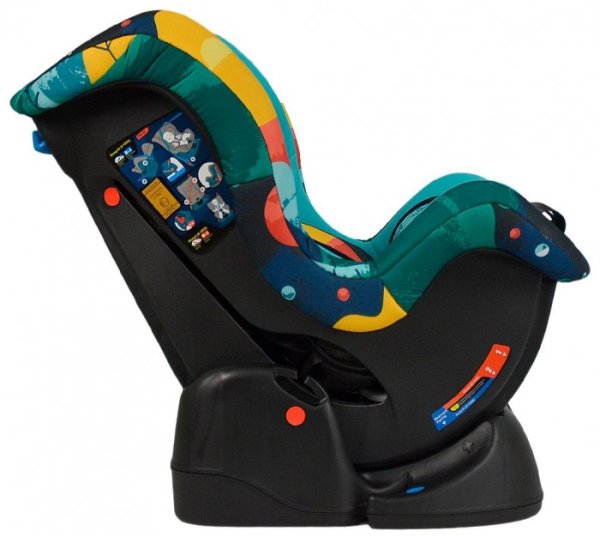 Farfello Автокресло GE-B / цвет yellow-colorful/космос желтый