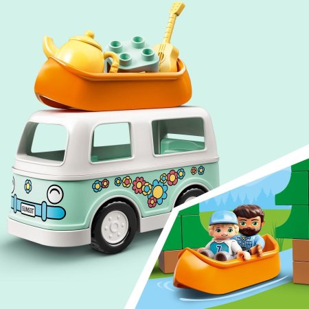 LEGO DUPLO Конструктор "Семейное приключение на микроавтобусе"