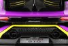 E888EE Электромобиль Lamborghini Huracán STO (Желто-фиолетовый)